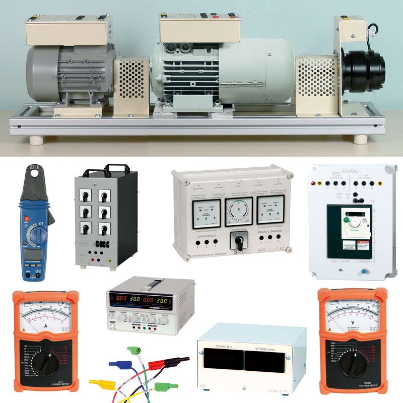 Study of the 3-phase asynchronous motor & the synchronous machine 300W Study of the 3-phase asynchronous motor & the synchronous machine 300W