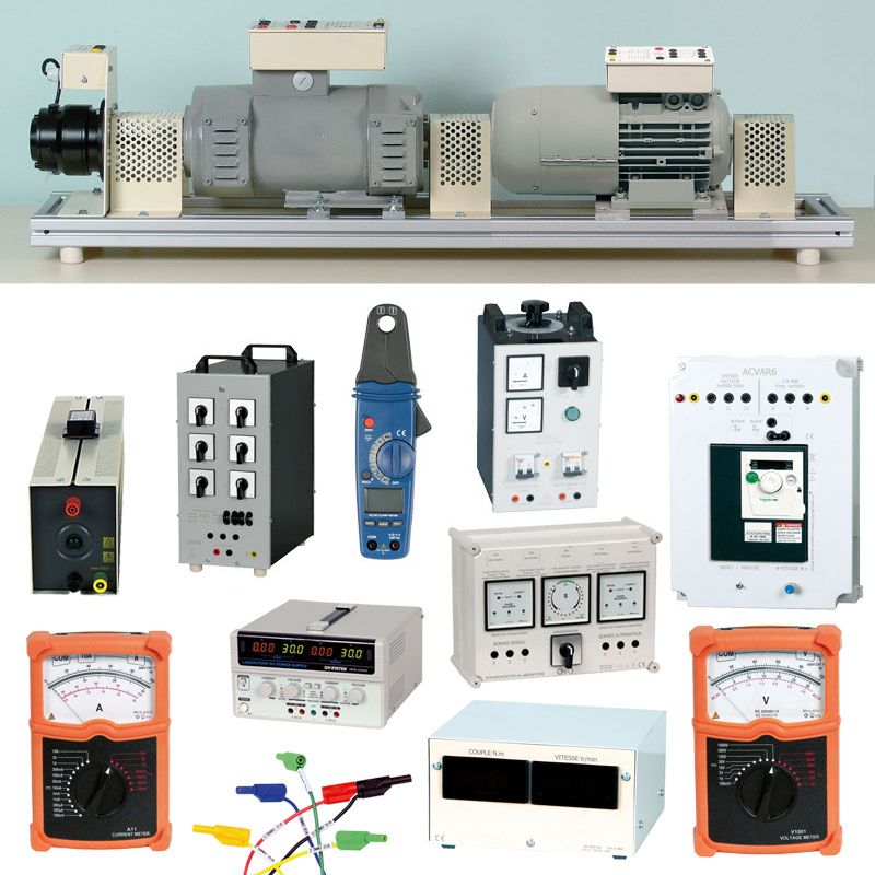 Etude du moteur triphasé asynchrone et de la machine synchrone 300W Etude du moteur triphasé asynchrone et de la machine synchrone 300W