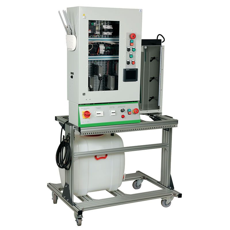 Level control system by means of PLC & touchscreen Level control system by means of PLC & touchscreen