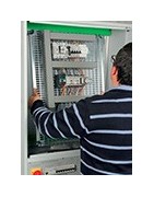 Industrial equipment with interchangeable grids